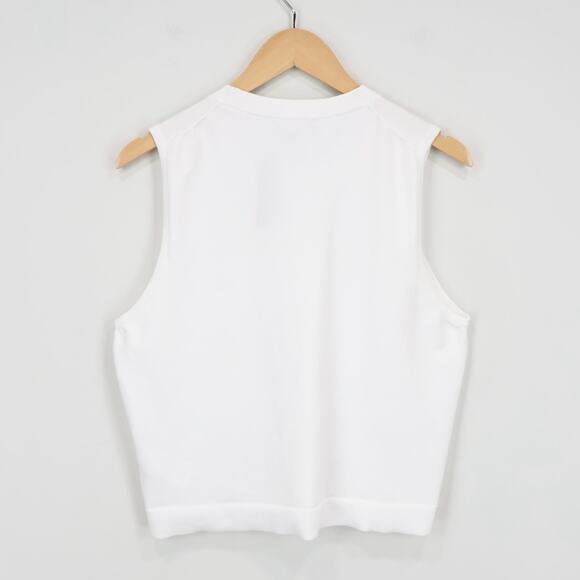 NWT J.Crew Jackie Sweater Shell Premium Ultra Fine Cotton In White Size Large - Picture 4 of 11
